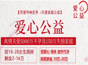 临城捐卵助孕生子 爱心志愿者招募